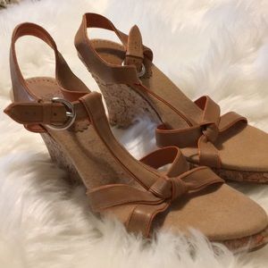 Brown Wedges Size 71/2